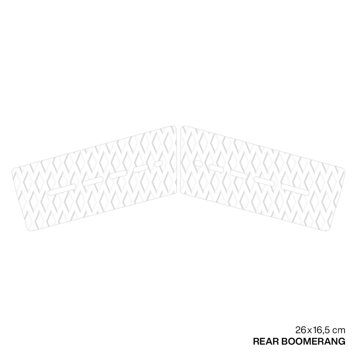 GONG | Rear Boomerang Pad SUP Double Diamond