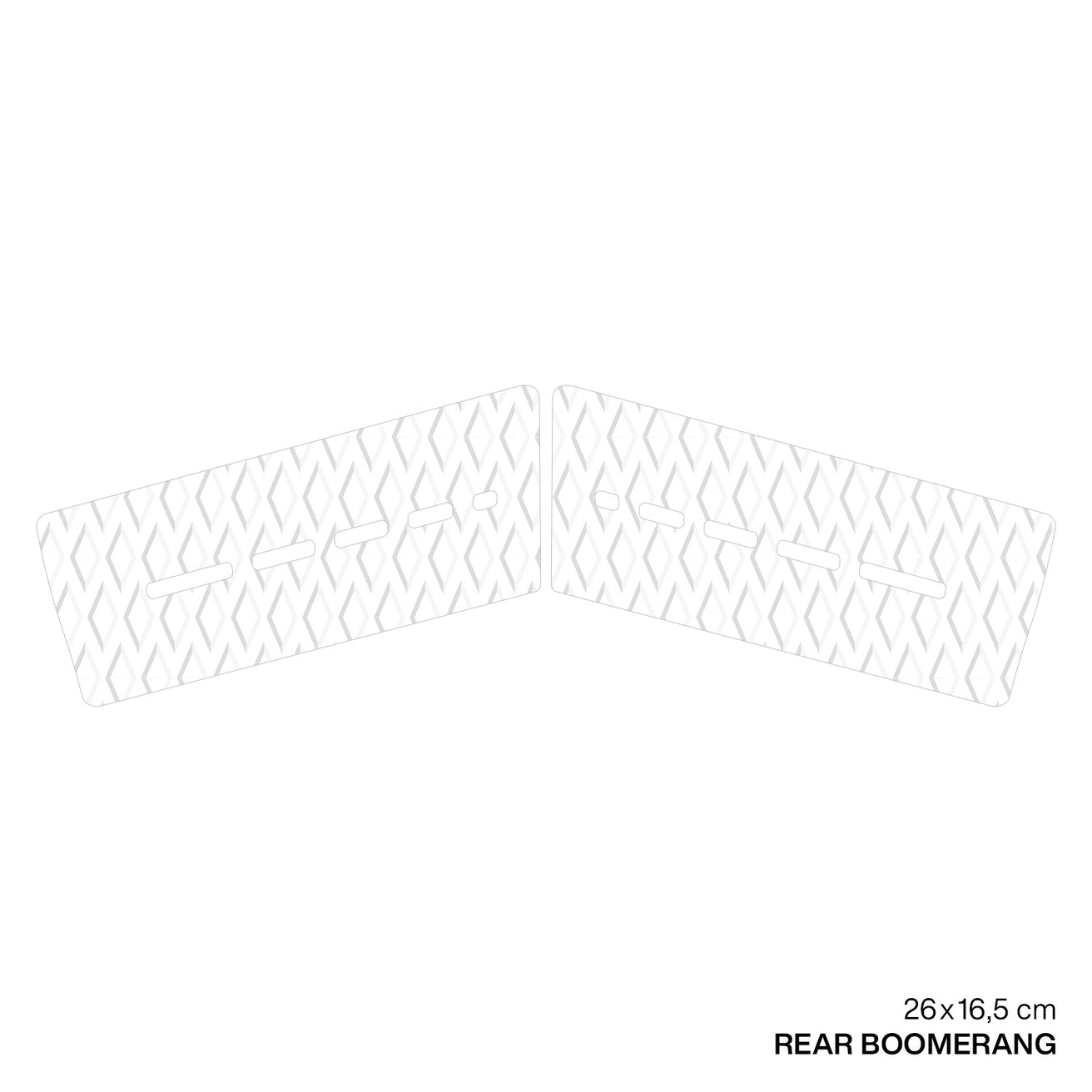 GONG | Rear Boomerang Pad SUP Double Diamond
