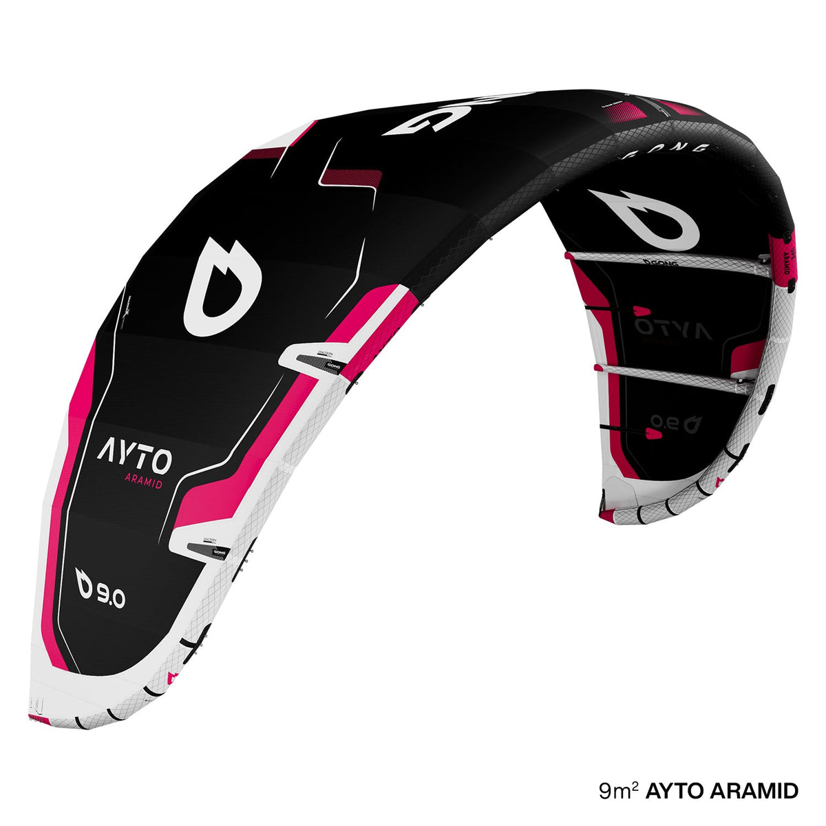 Kite Ayto Aramid - Aramid 10 m² / Black Pink Occasion 14801