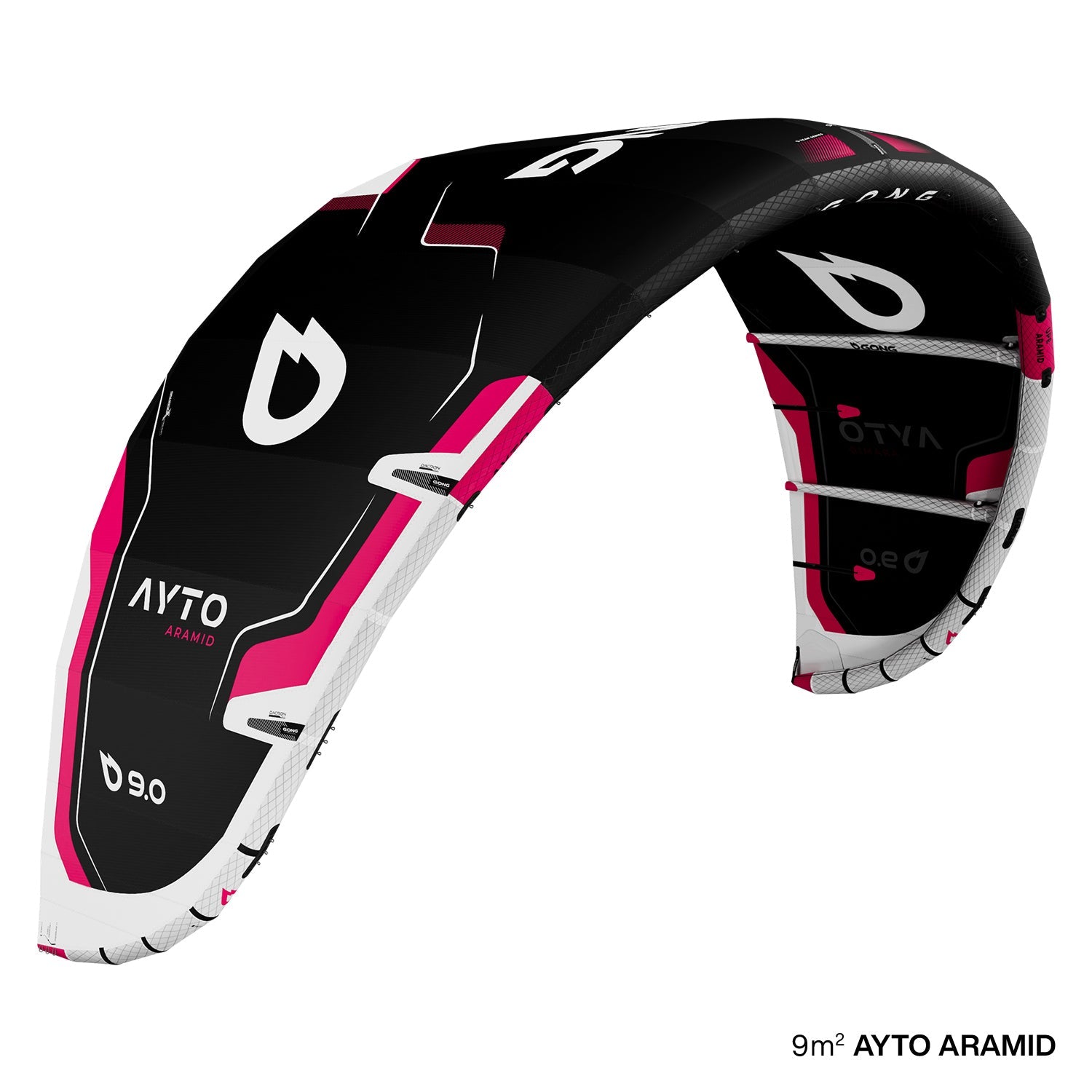 Kite Ayto Aramid - Aramid 10 m² / Black Pink Occasion 14801