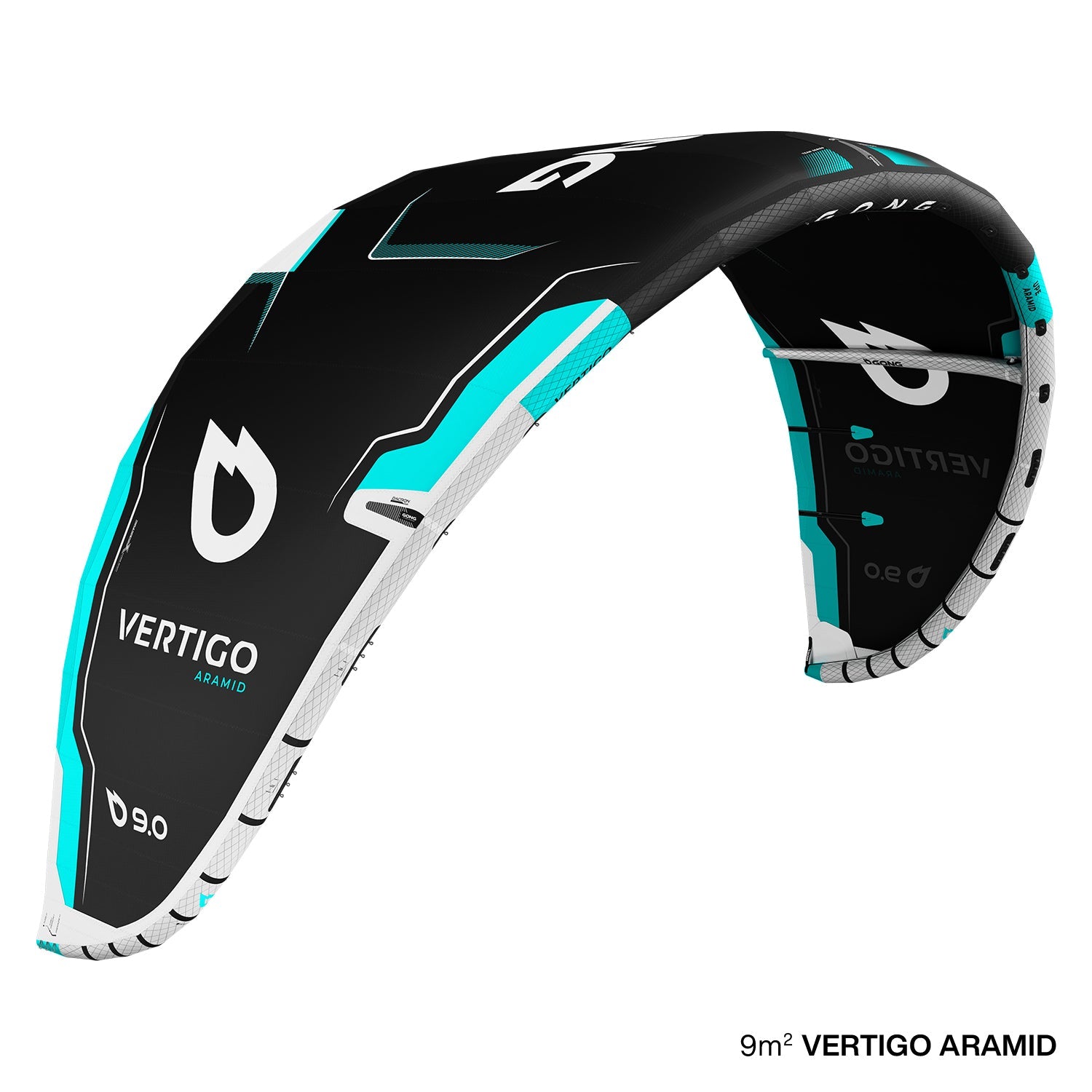Kite Vertigo Aramid - Aramid 12 m² / Black Sky Blue Occasion 13965