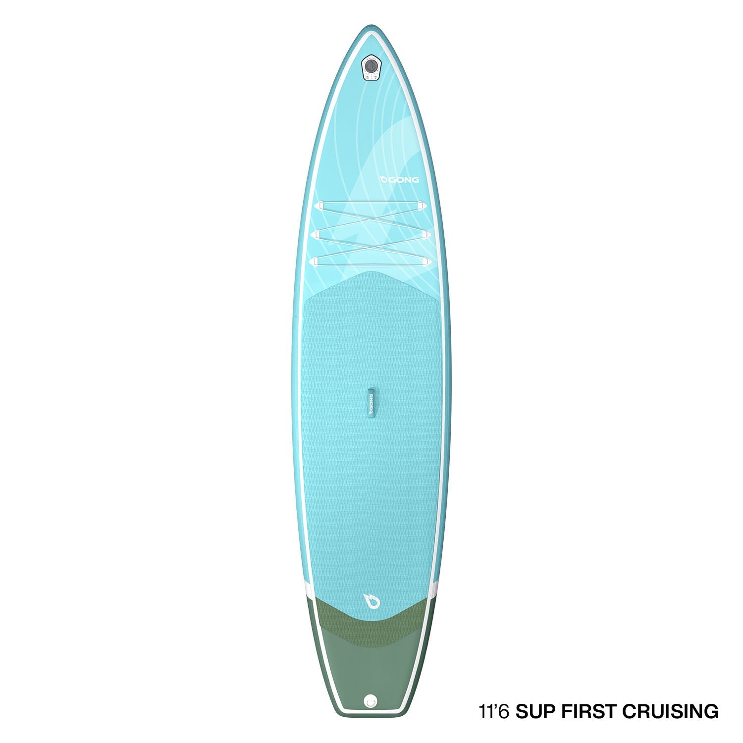 Pack SUP Inflatable First Cruising - 12'6 Green / Blue Occasion 14050