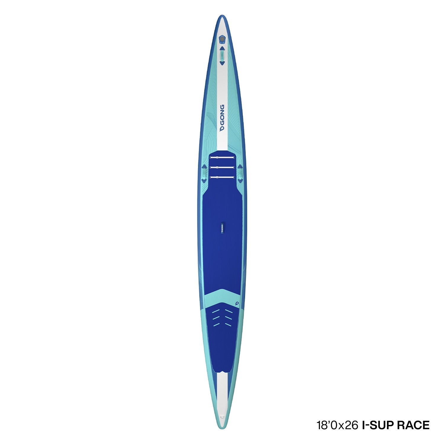 I-SUP Inflatable Race 18'0 - M Blue Second Choix 14123