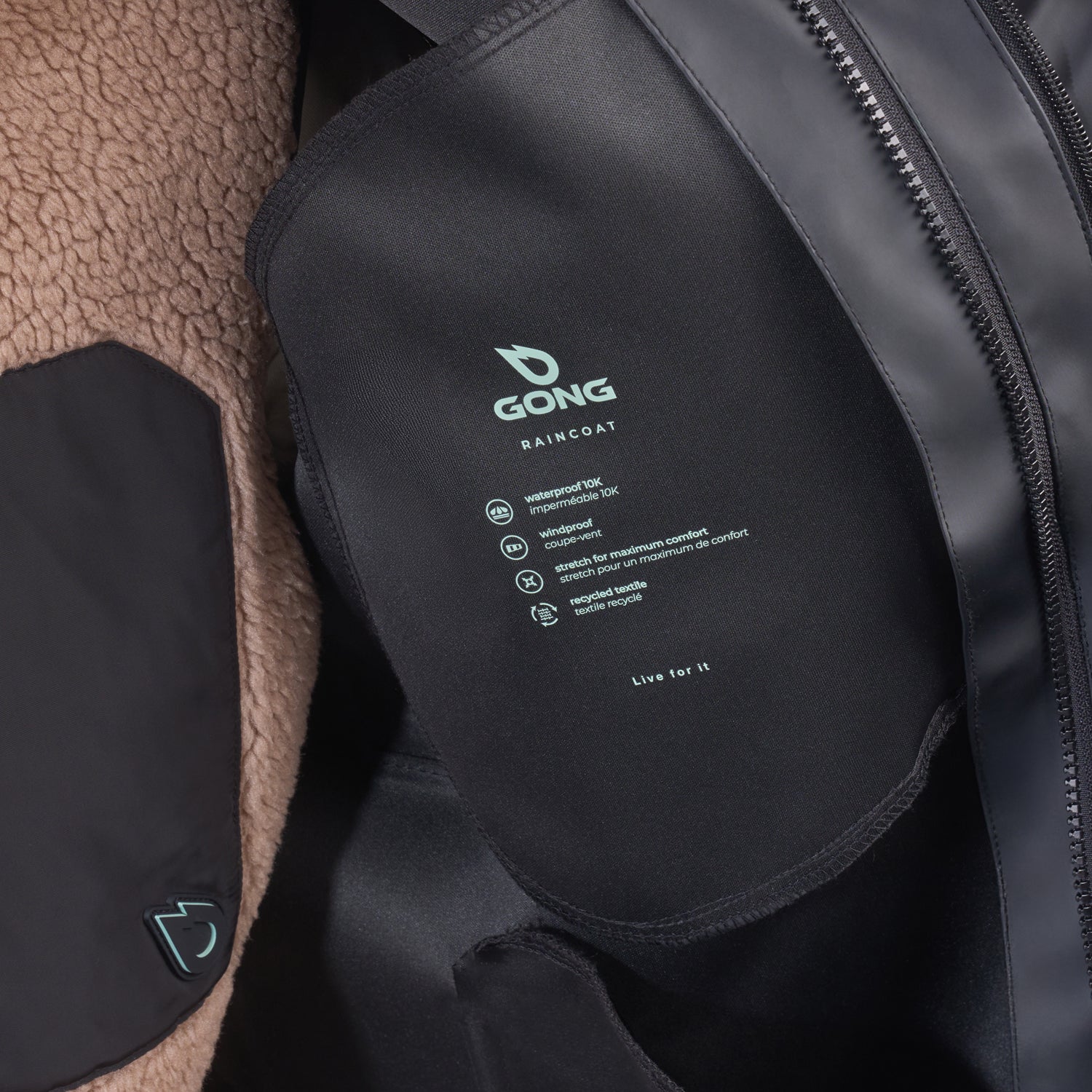 GONG | Pack Combo Outerwear Raincoat & Mid-Layer