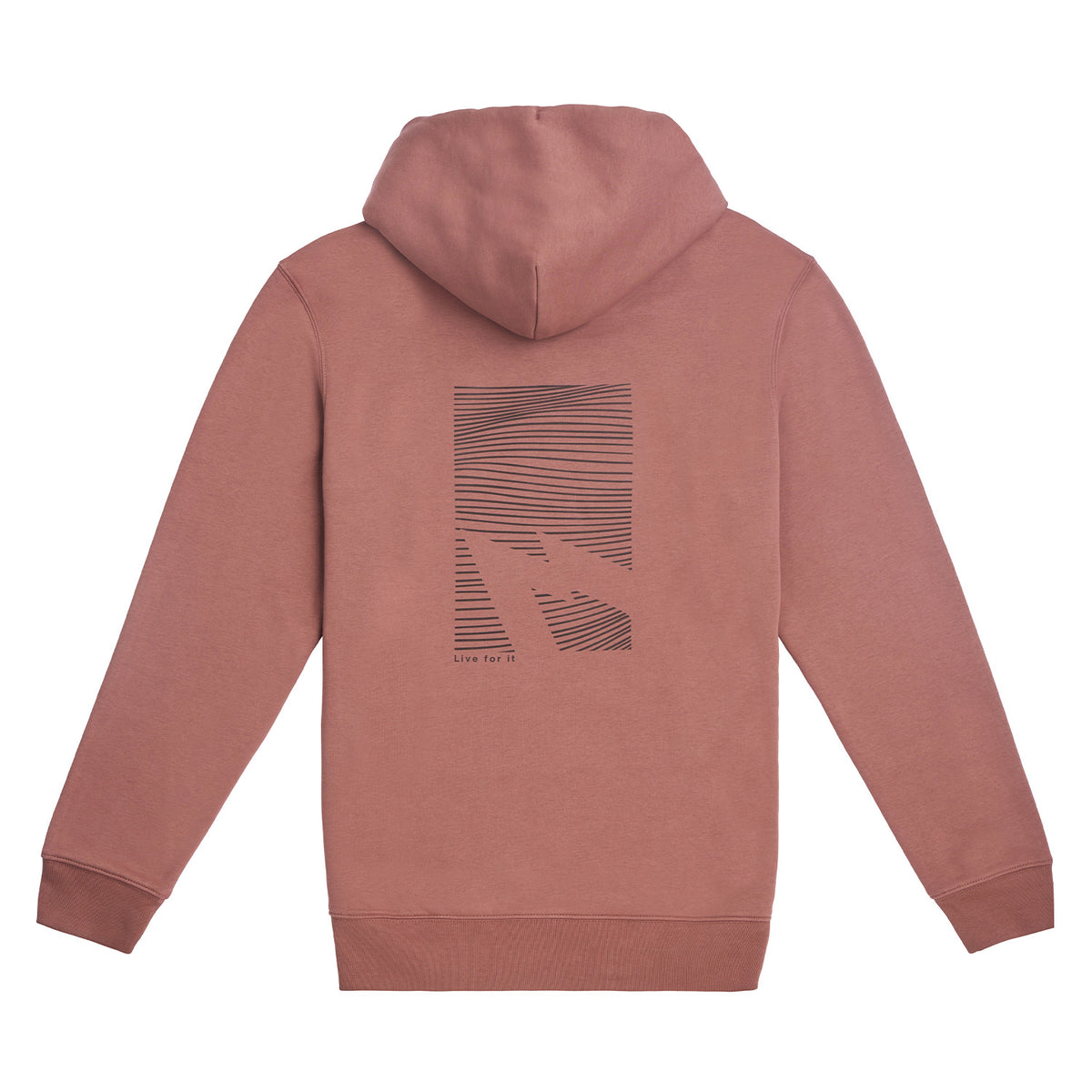GONG | Unisex Graphic Swell Hoodie in Organic Cotton.
