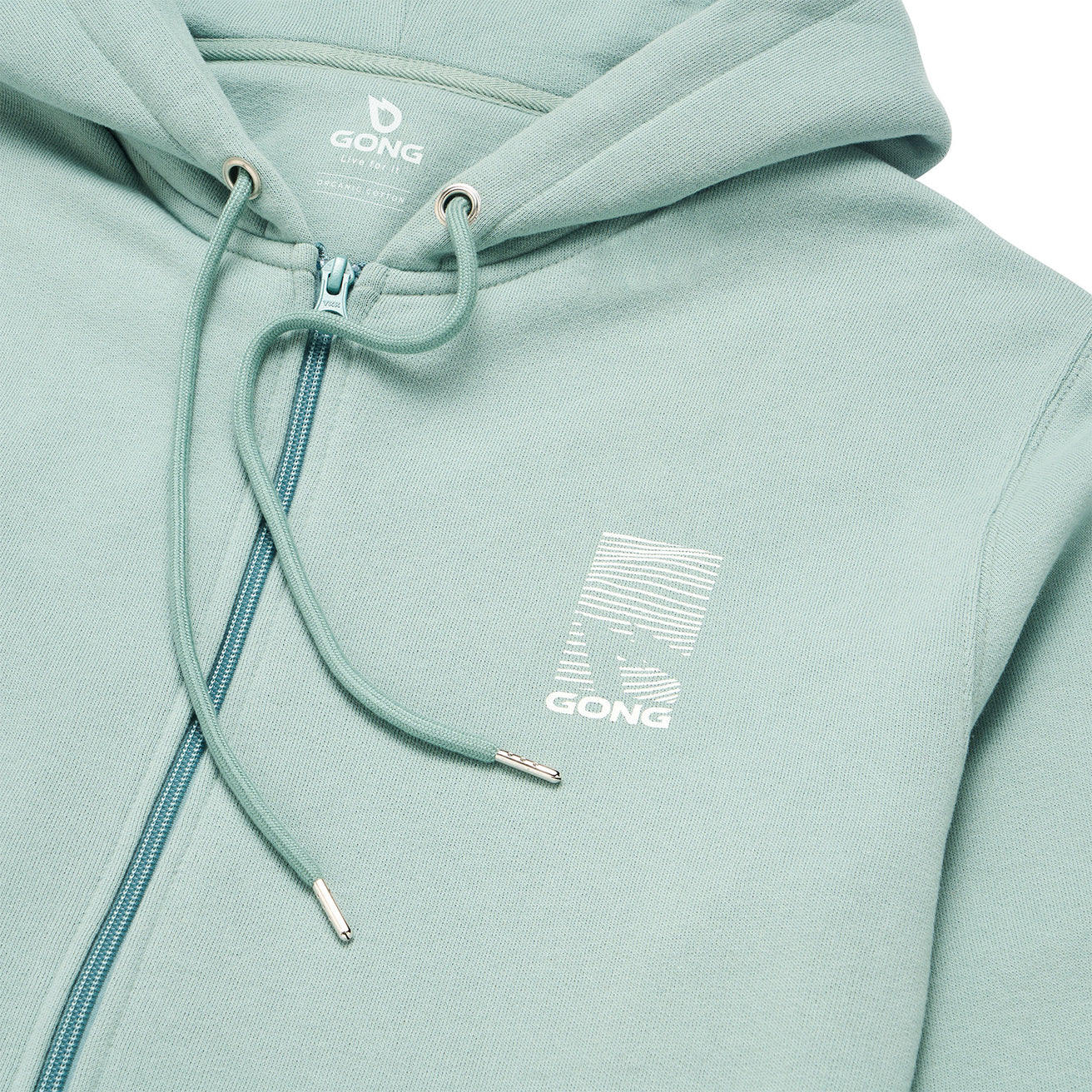 GONG | Sweat À Capuche Zippé Graphic Swell Unisexe