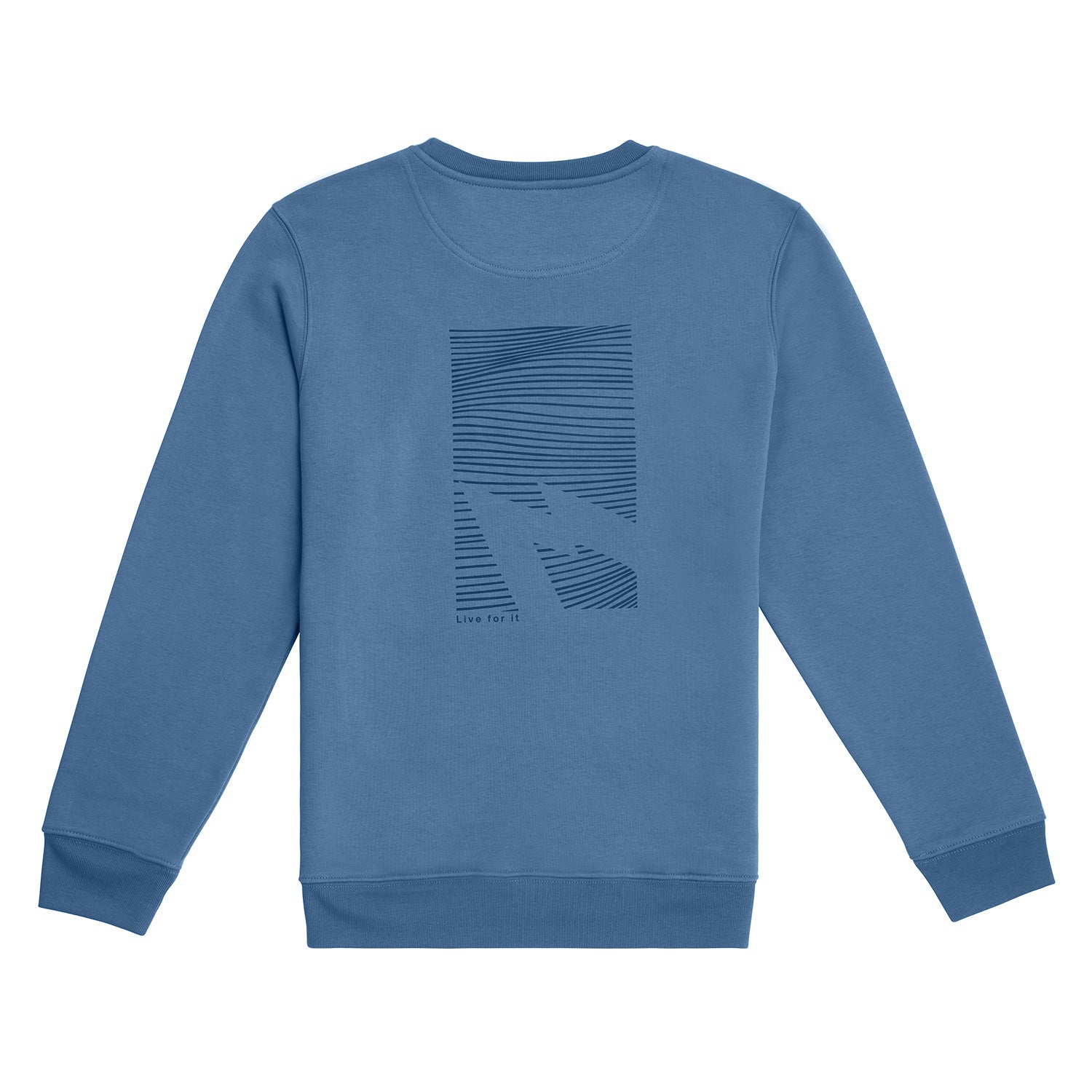 GONG | Unisex Graphic Swell Sweatshirt in Organic Cotton.