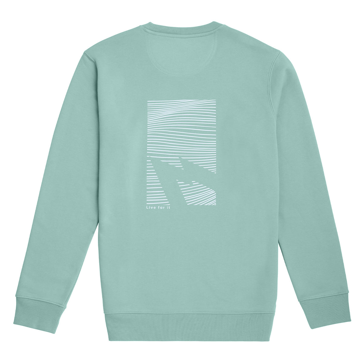 GONG | Unisex Graphic Swell Sweatshirt in Organic Cotton.