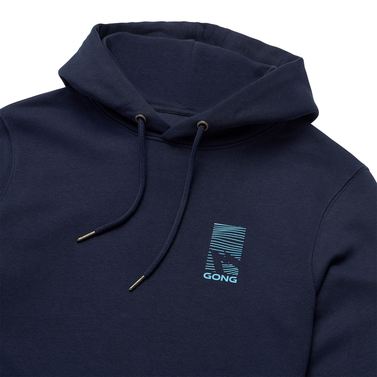 GONG | Unisex Graphic Swell Hoodie in Organic Cotton.