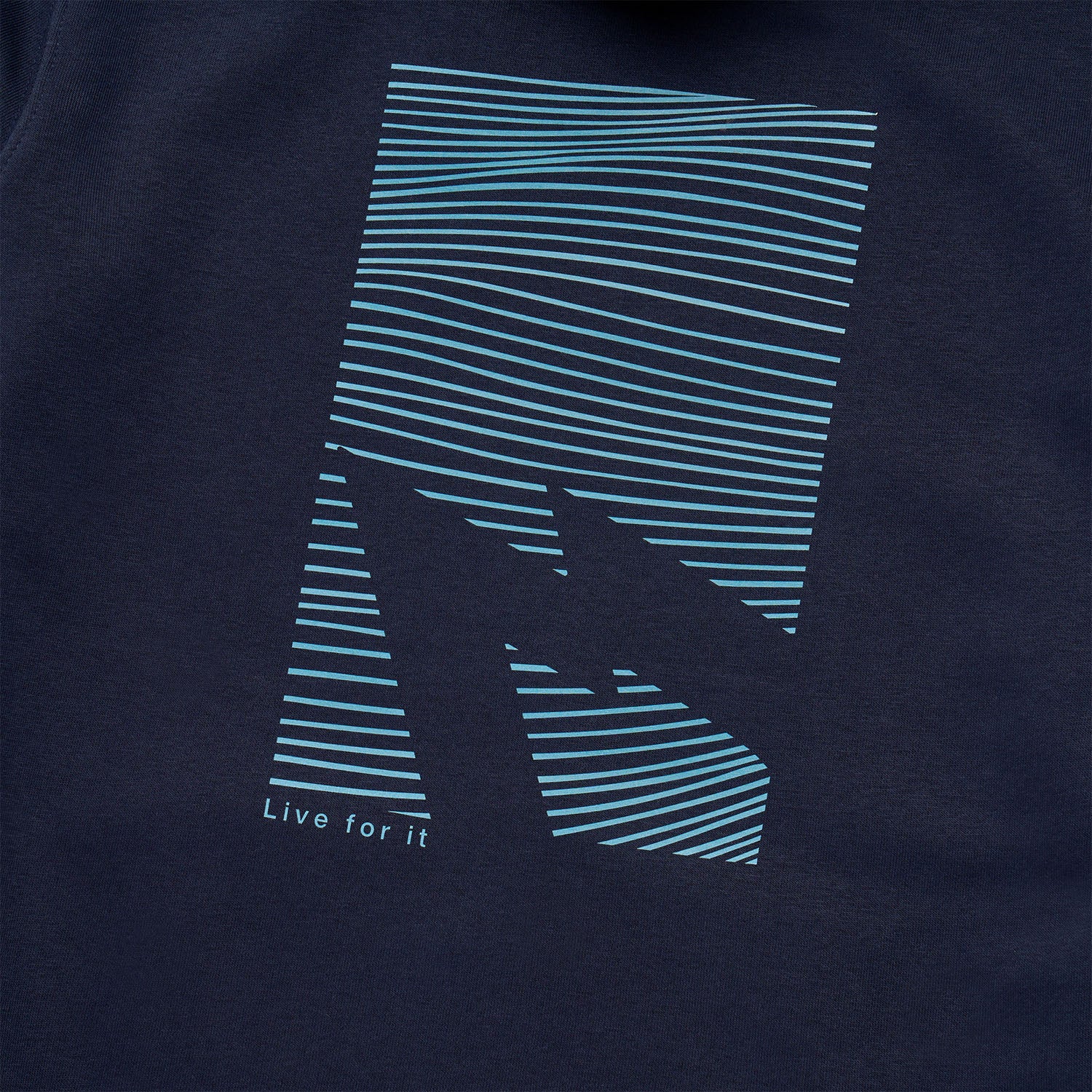 GONG | Unisex Graphic Swell Hoodie in Organic Cotton.