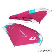 Wing Droid Boom - Dacron 4,5 m² / Pink Occasion 15602