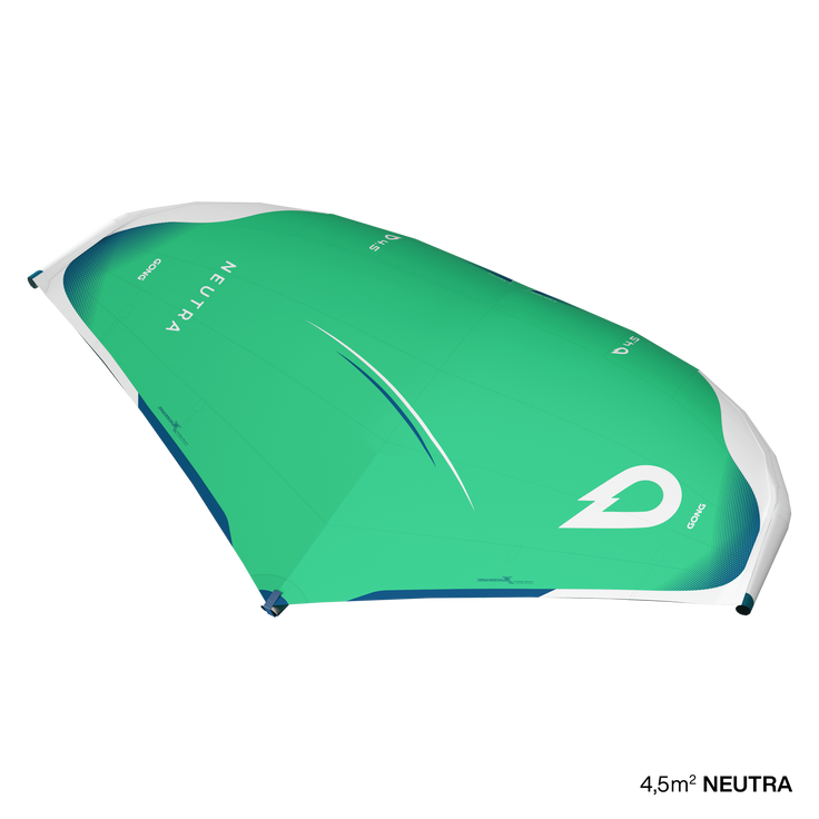 The smooth and precise wing for surfing and riding with total fluidity.