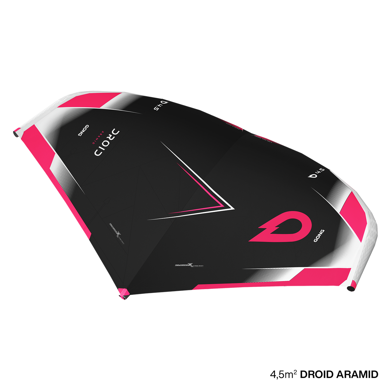 Wing Droid Aramid - Aramid 3,5 m² / Black Pink Occasion 12479