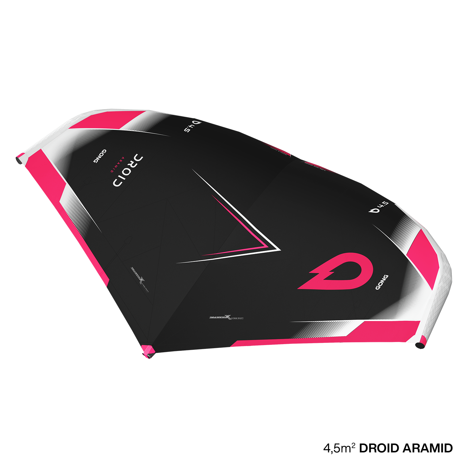 Wing Droid Aramid - Aramid 3,5 m² / Black Pink Occasion 12479