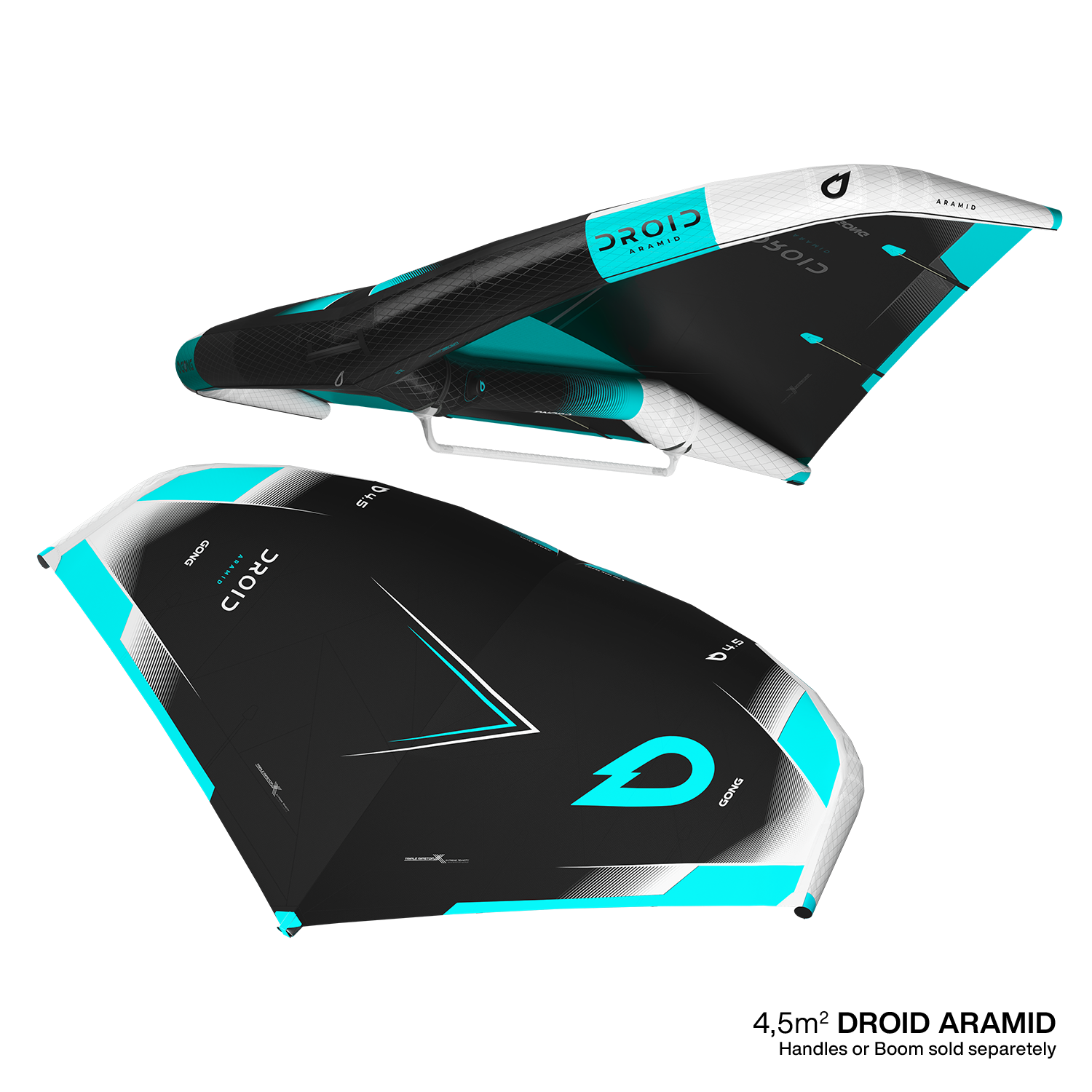 Wing Droid Aramid - Aramid 4 m² / Black Sky Blue Second Hand 14832