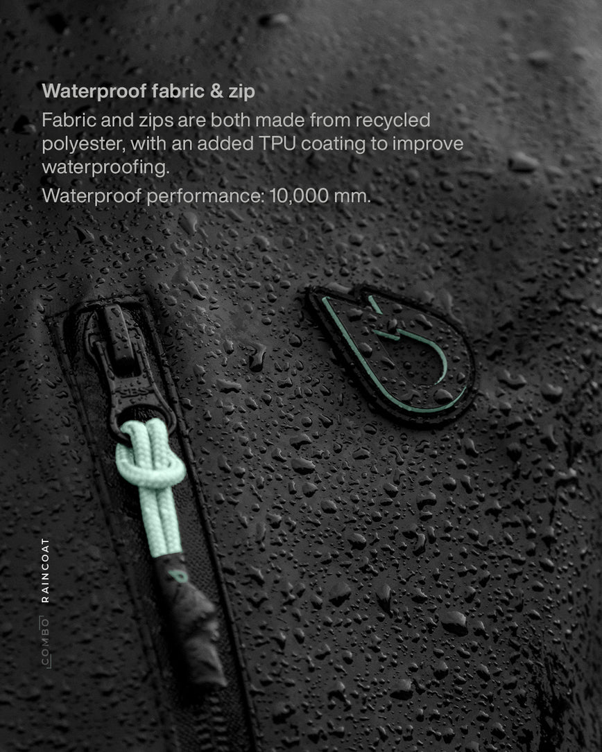 GONG | Veste Cirée Imperméable Combo Outerwear Unisexe