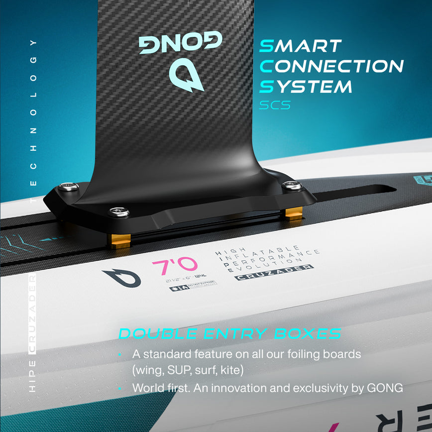 GONG | Wing foil Board Inflatable HIPE Cruzader