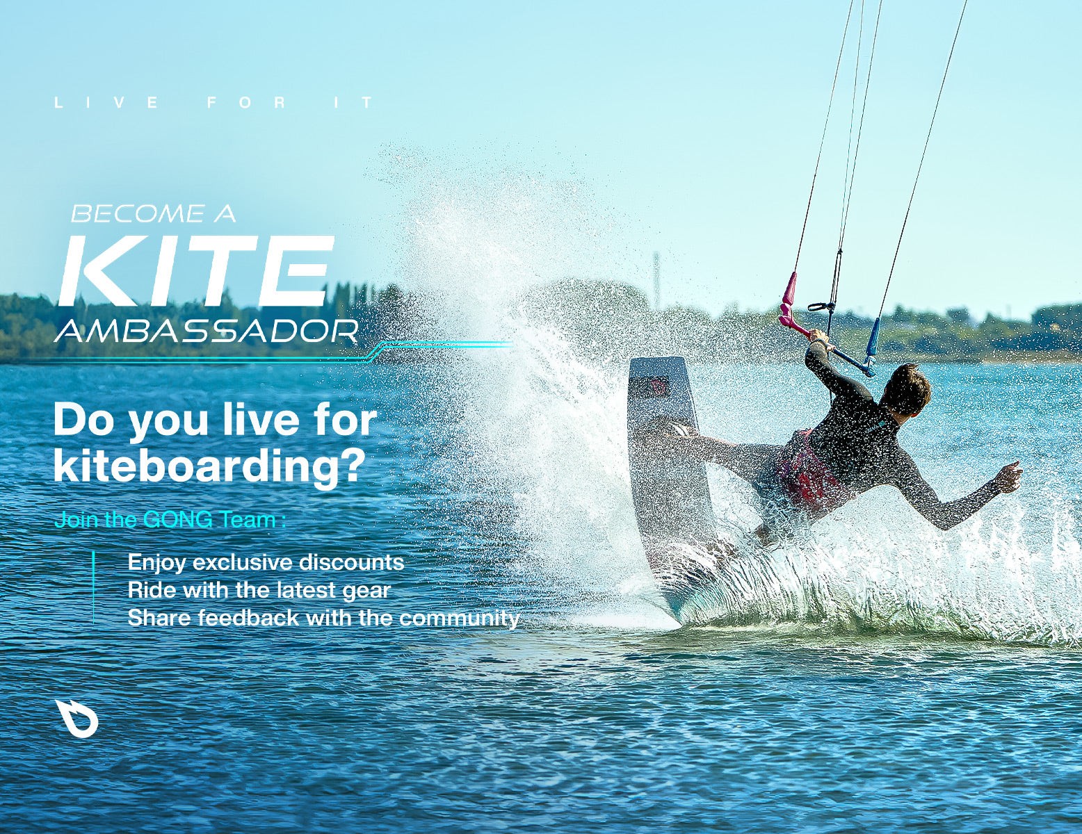 TEAM NEWS : DEVENEZ AMBASSADEUR GONG EN KITESURF !