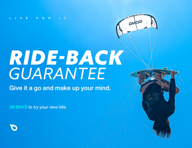RIDE-BACK GUARANTEE : TESTEZ VOTRE KITE GONG