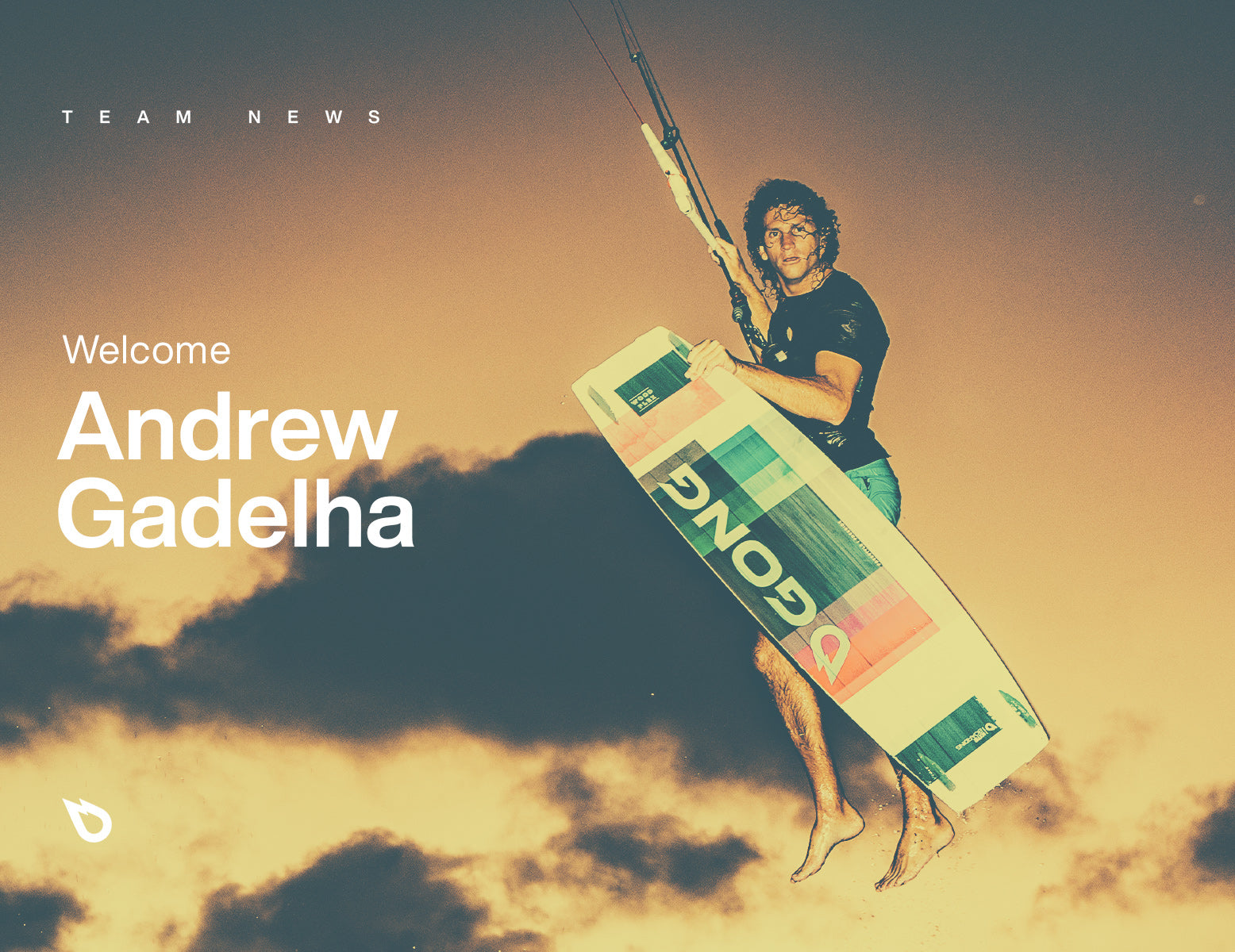 TEAM NEWS : LE KITESURFER ANDREW GADELHA REJOINT LE TEAM