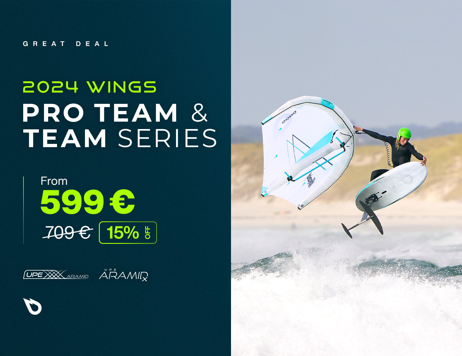 GREAT DEAL: 15% DISCOUNT ON OUR ARAMID AND ARAMID X WINGS