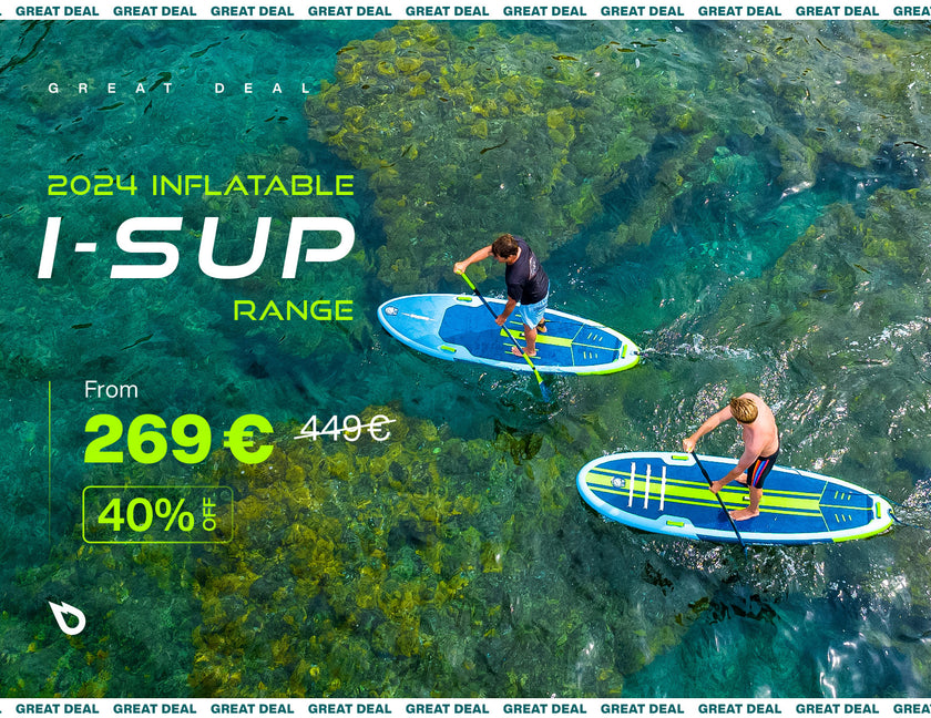 GREAT DEAL: ENJOY A 40% DISCOUNT ON THE ENTIRE 2024 i-SUP RANGE!