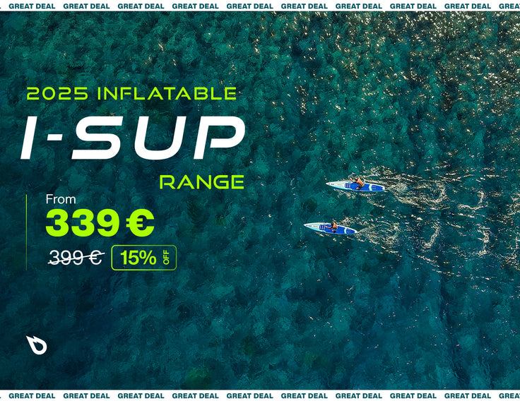 GREAT DEAL: ENJOY A 15% DISCOUNT ON THE ENTIRE 2025 i-SUP RANGE!