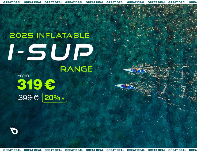 GREAT DEAL: ENJOY A 20% DISCOUNT ON THE ENTIRE 2025 i-SUP RANGE!