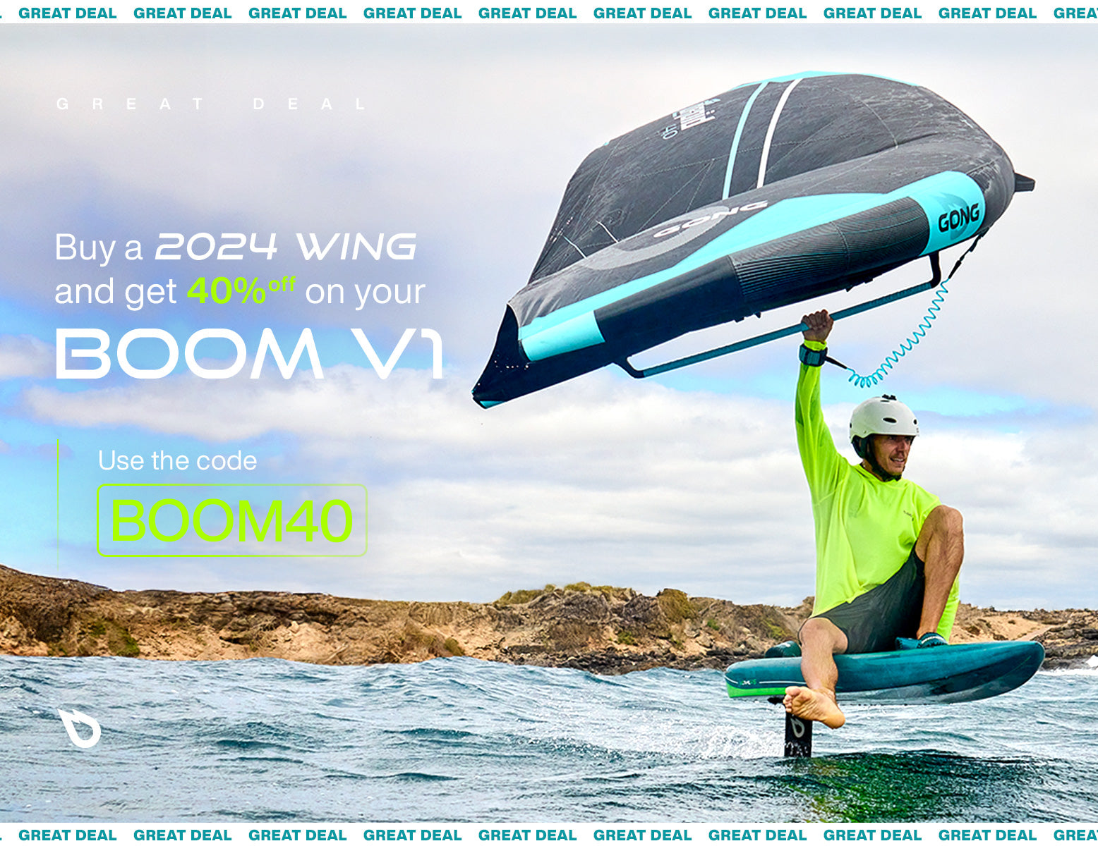 GREAT DEAL: 40% OFF YOUR BOOM!