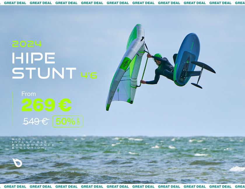 GREAT DEAL : HIPE STUNT 4’6 2024 A 269 EUR !