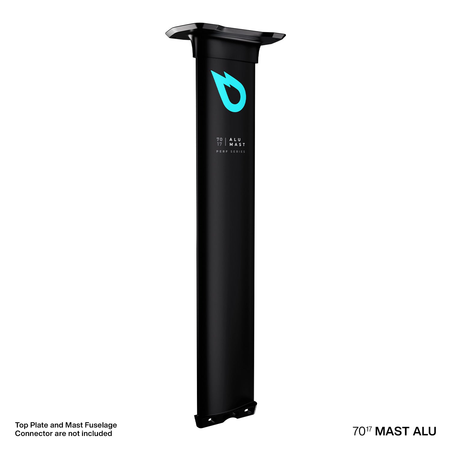 Foil Aluminium Mast 70cm 17mm V3 + Top Plate + Mast Connector Second Hand 10846