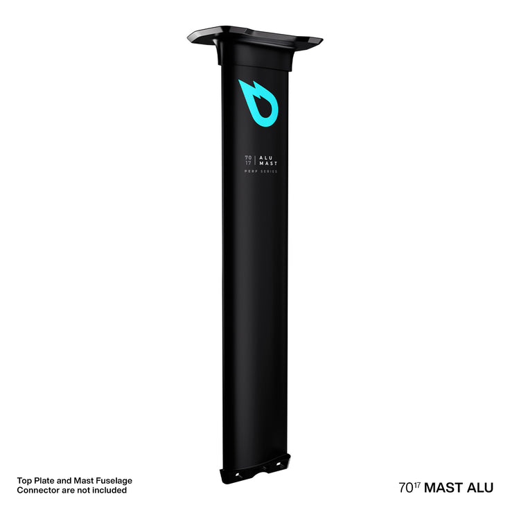 Foil Aluminium Mast 70cm 17mm V3 + Top Plate + Mast Connector Second Hand 10846