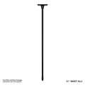 GONG | Foil Aluminium Mast 92 cm V3