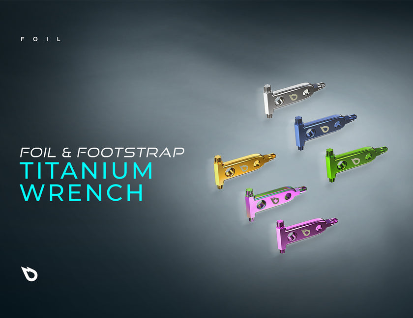 GEAR : CLÉ EN TITANE POUR VOTRE FOIL ET VOS FOOTSTRAPS !