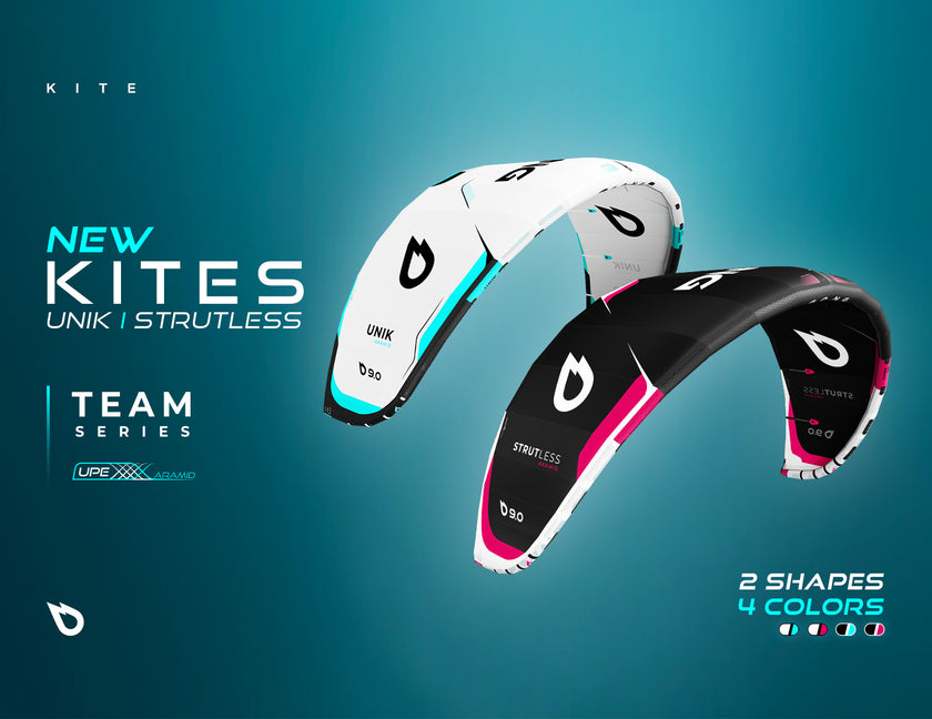 GEAR : NOUVEAUX KITES UNIK ET STRUTLESS ARAMID !