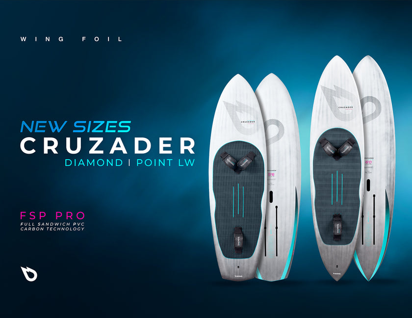 GEAR: NEW SIZES FOR THE CRUZADER DIAMOND AND A POINT LW IN XL VERSION!