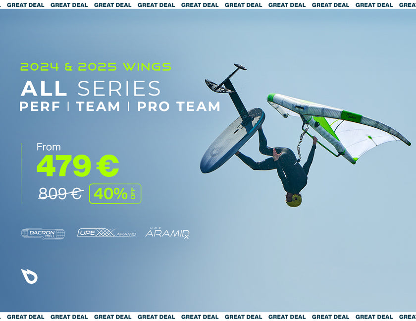GREAT DEALS : JUSQU'À -40% SUR NOS WING 2024/2025 !