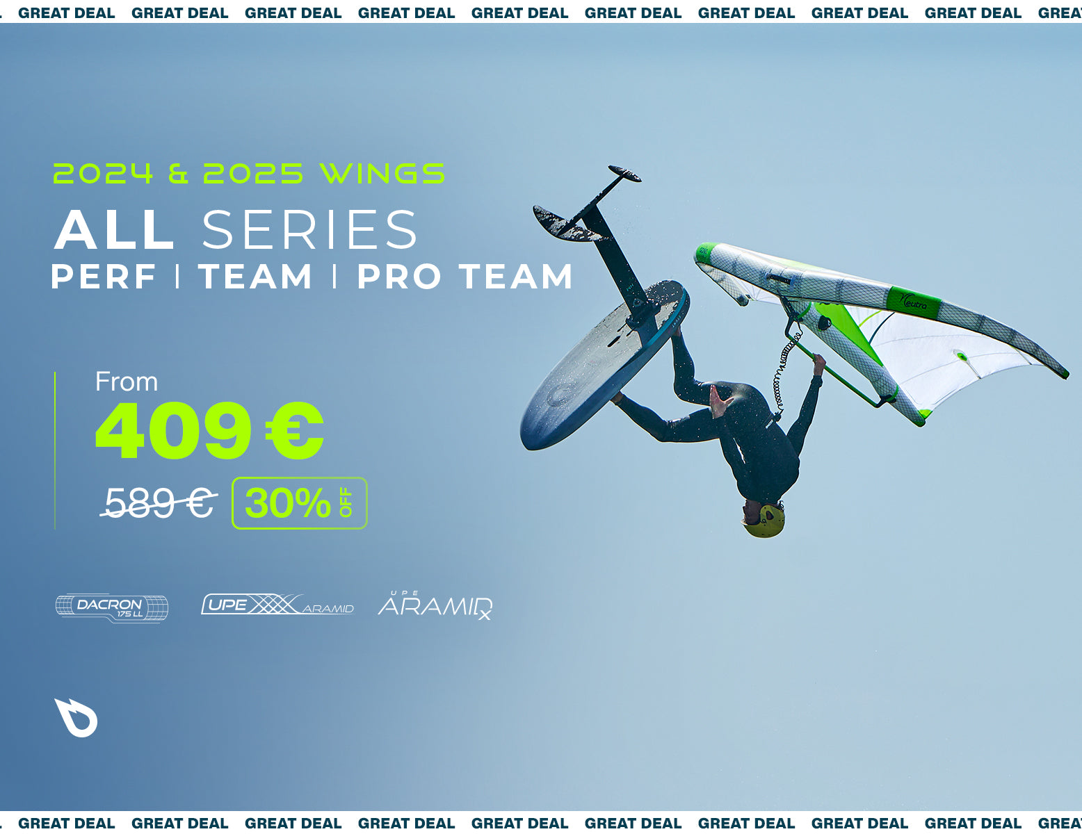 GREAT DEALS : JUSQU'À -40% SUR NOS WINGS 2024/2025 !