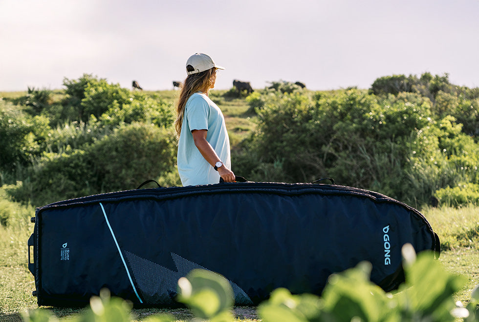FCS - Classic Funboard Black/Mango – GONG Galaxy