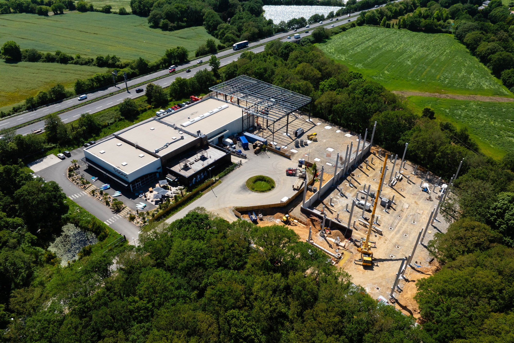 GONG SPACE CENTER: THE GONG SPACE CENTER EXTENSION RISES FROM THE GROUND!