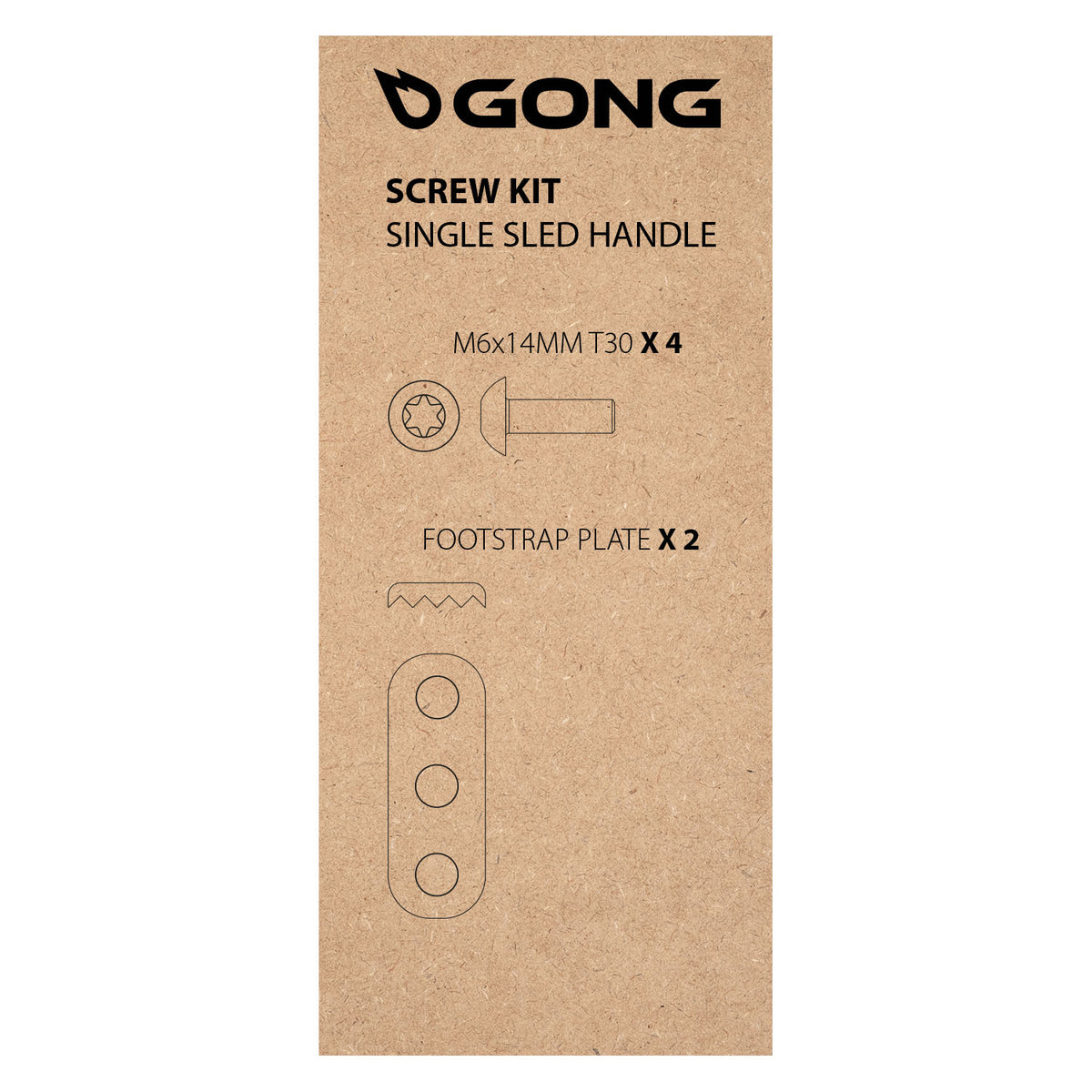 GONG | Screw Kit Sled Handle