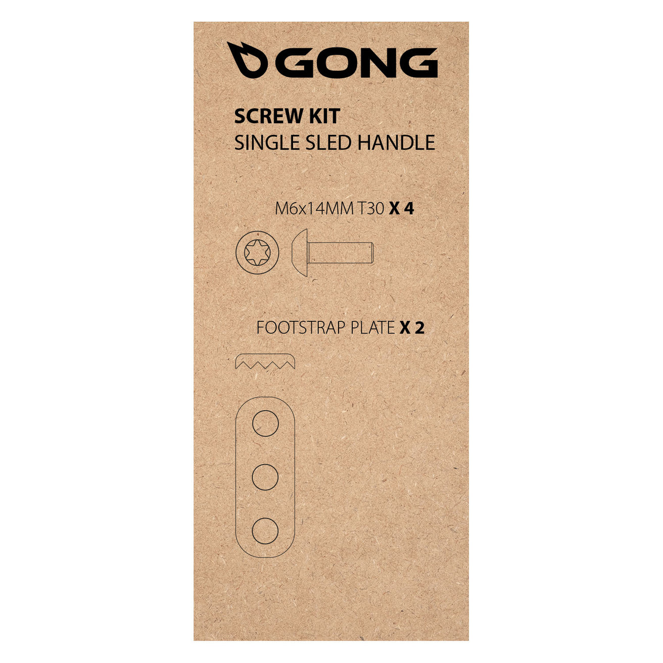 GONG | Kit de vis pour poignée de Sled