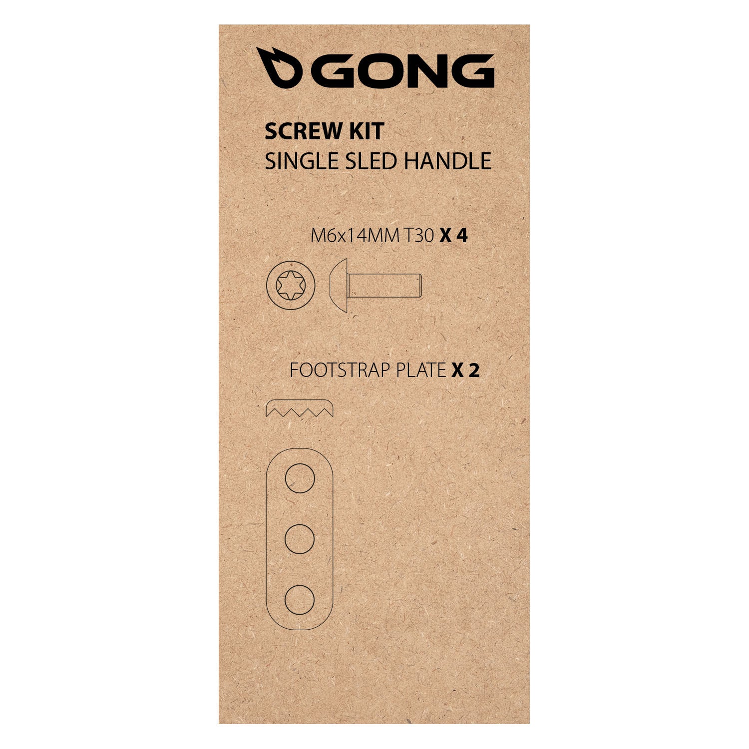 GONG | Kit de vis pour poignée de Sled
