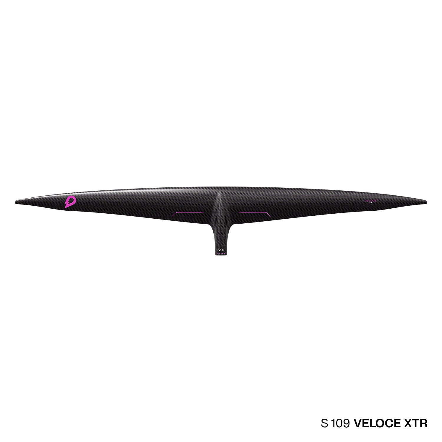 Foil Front Wing Veloce XTR V3 Atmo - Pro Team Series - Carbon HM M / Black Second Hand 14716