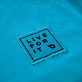 GONG | T-Shirt Live For It Patch Unisexe Coton Biologique