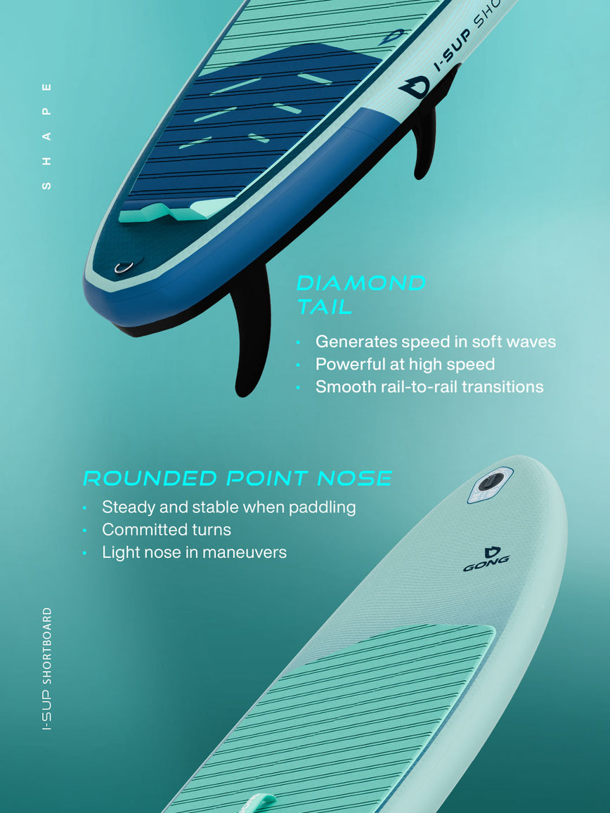 GONG | SUP Inflatable I-SUP Shortboard