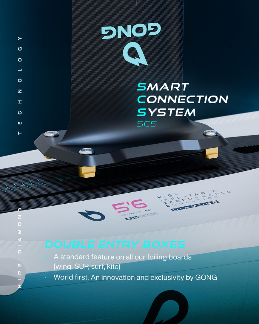 GONG | Wing foil Board Inflatable HIPE Diamond