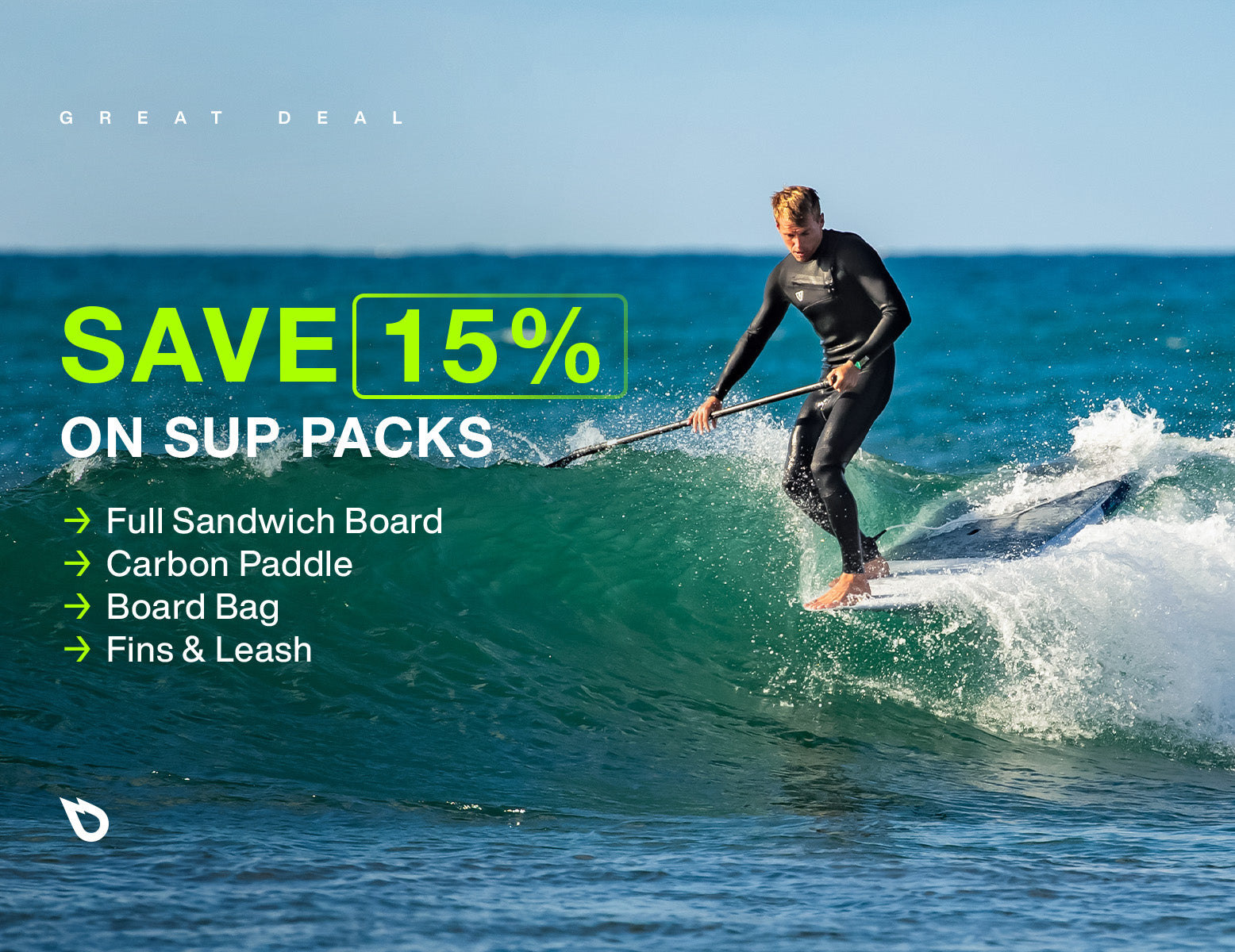 GREAT DEAL: SAVE 15% ON YOUR SUP PACK!