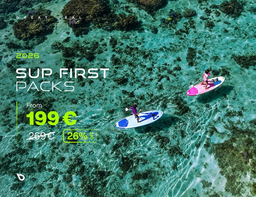 GREAT DEAL: INFLATABLE FIRST SUP BOARDS FROM 199 EUR!