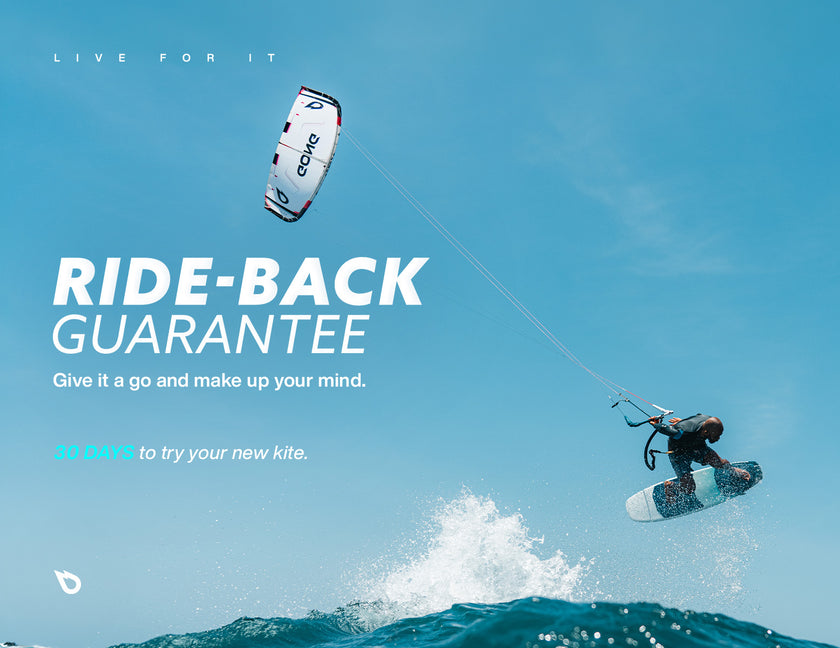 RIDE-BACK GUARANTEE: TEST YOUR GONG KITE